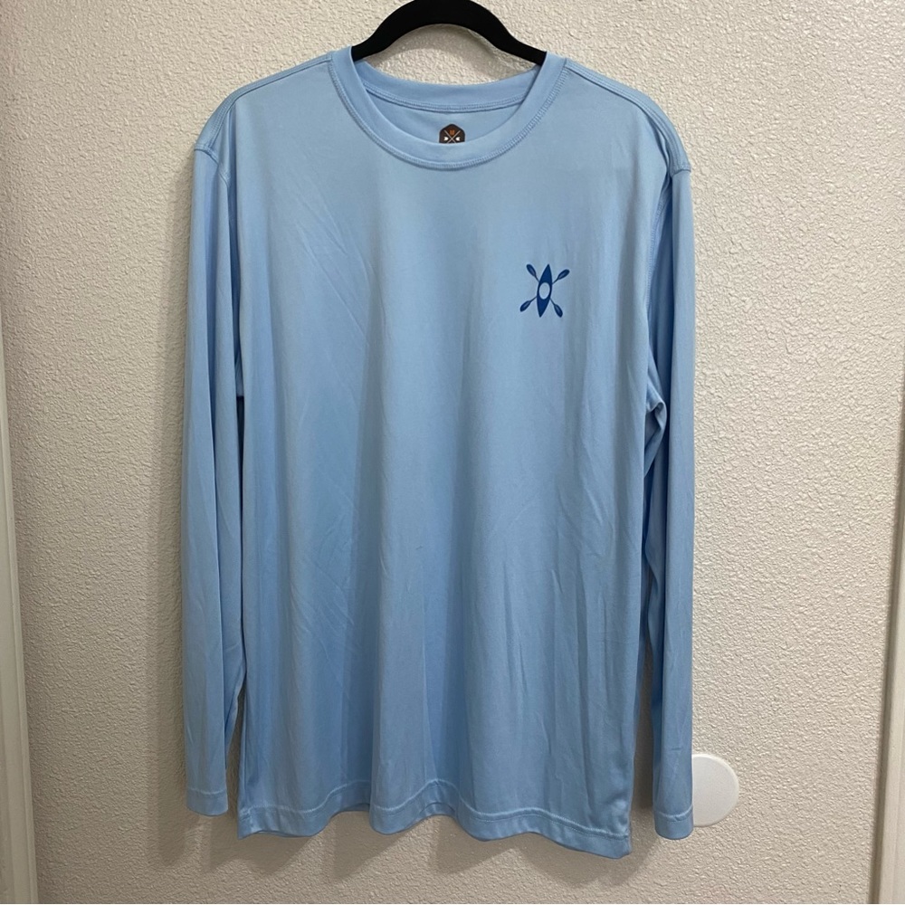 Mountain and Isles Dri Fit Long Sleeve Fishing Top, XL